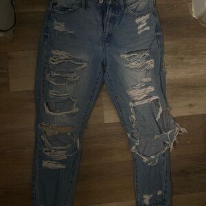 KanCan Ripped Blue Denim Pants